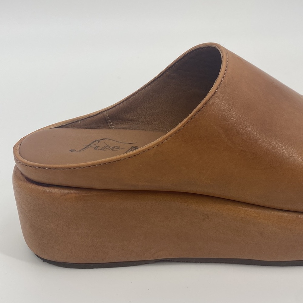 FREE PEOPLE Morgan Mules Leather Clog Platform - Picture 6 of 16